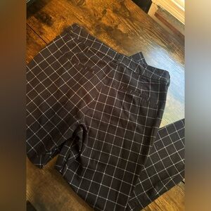 Black and White Plaid Pants